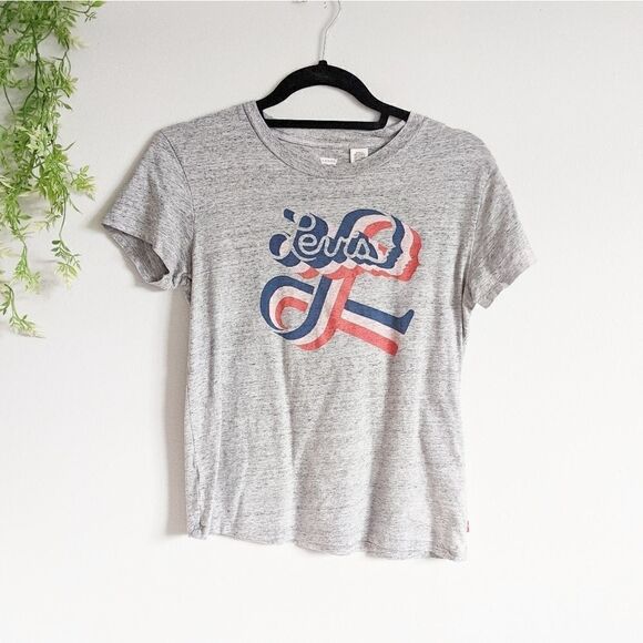 (Levi's) Gray Woman Profile Reissued Tee XS - Picture 1 of 12